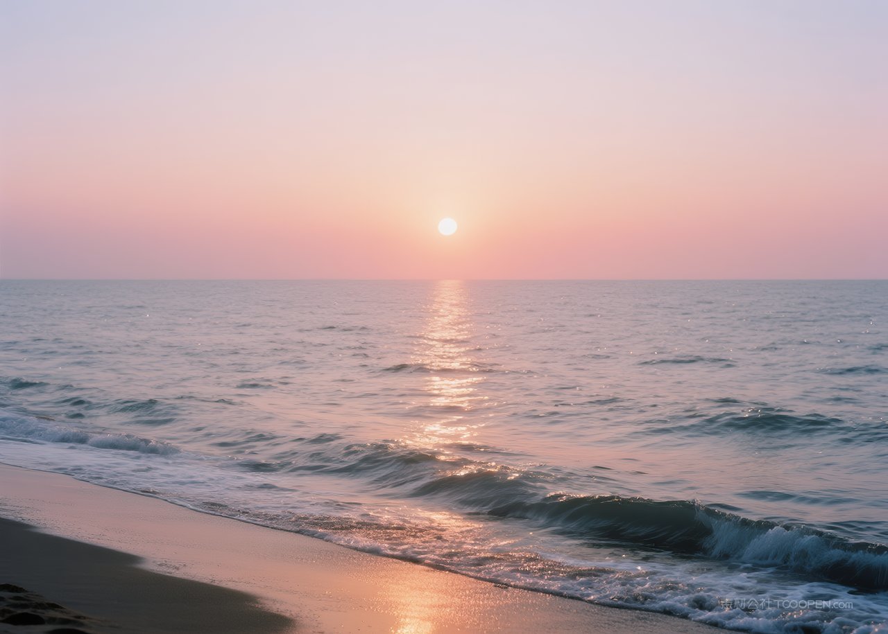 唯美景观大海海浪天空海边海滩海景