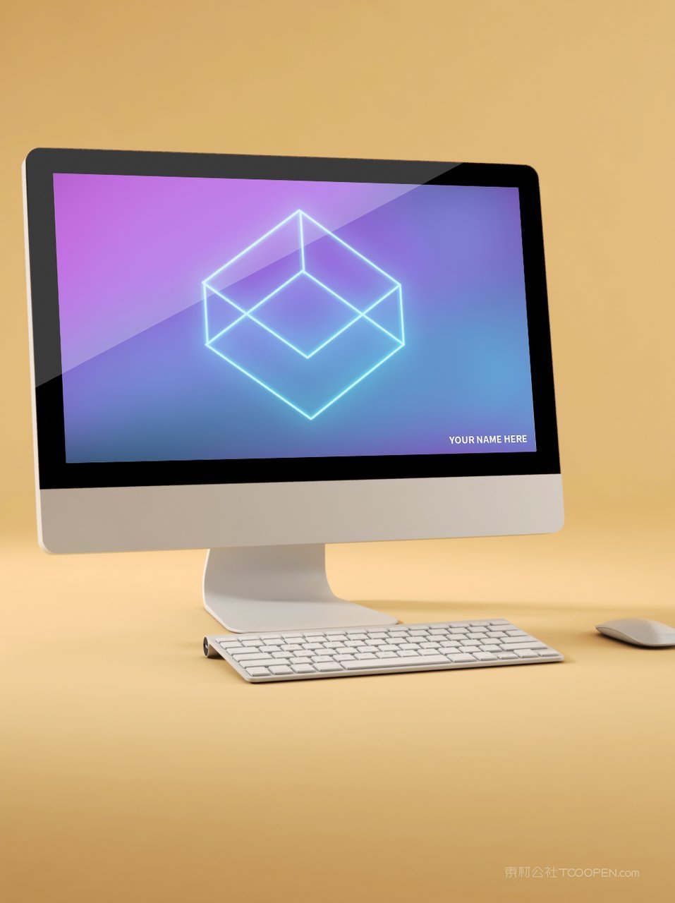 电脑一体机显示屏桌面ui样机 (3)