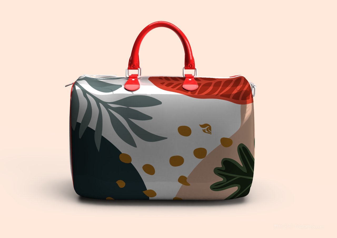 【2171期】手绘化妆包植物图案样机 (12)