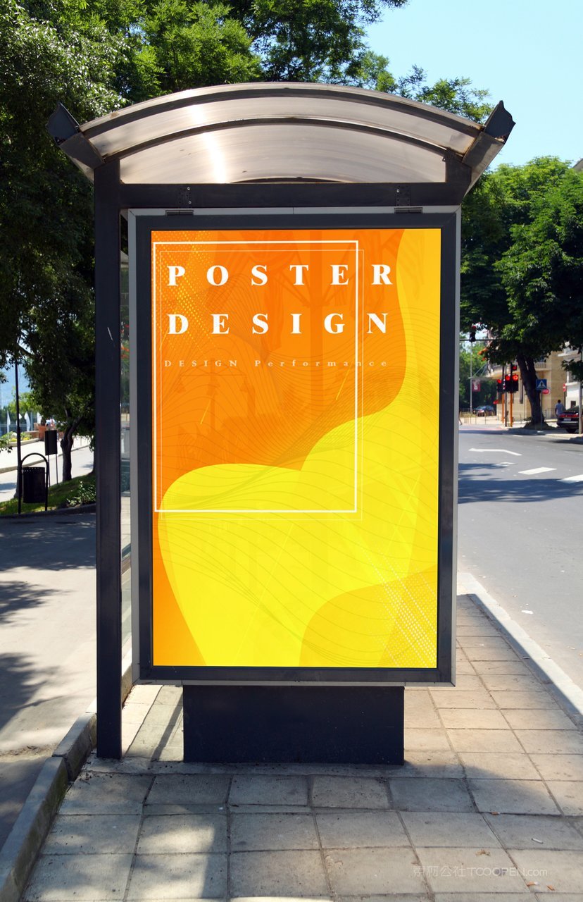 户外灯箱海报场景样机 (24)