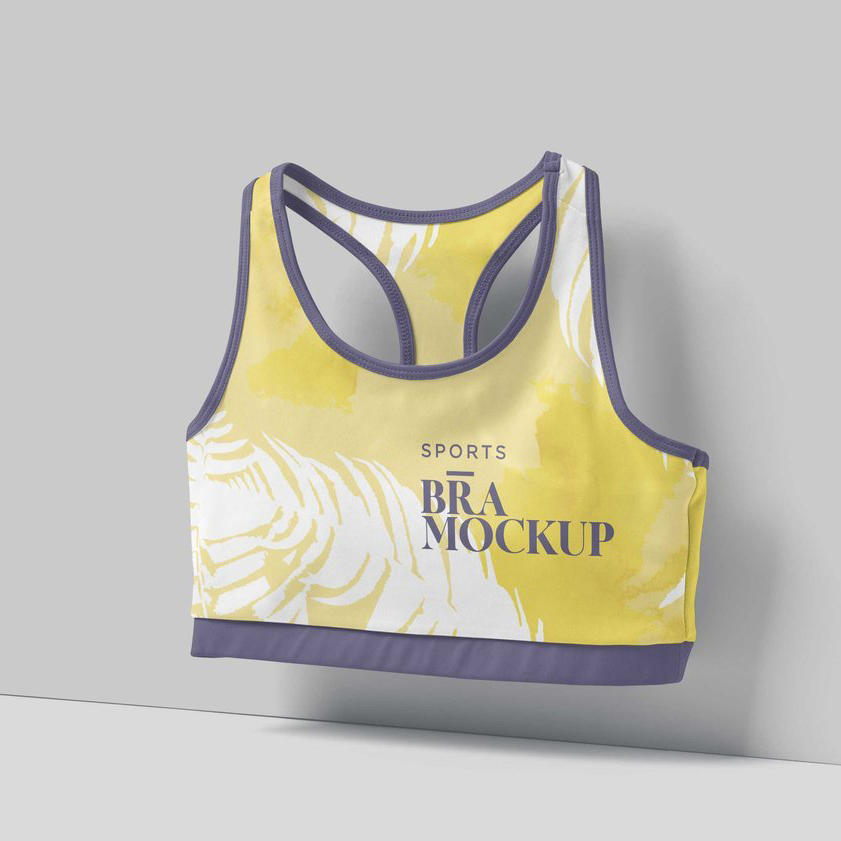 运动文胸内衣样机