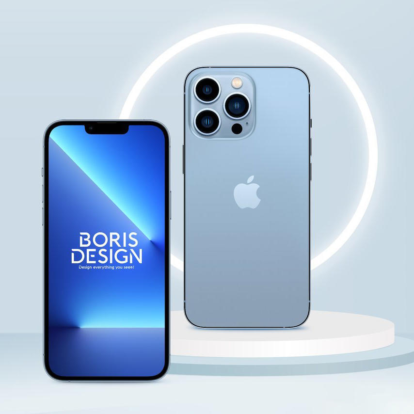 free iphone 13 pro max mockup高级质感手机样机