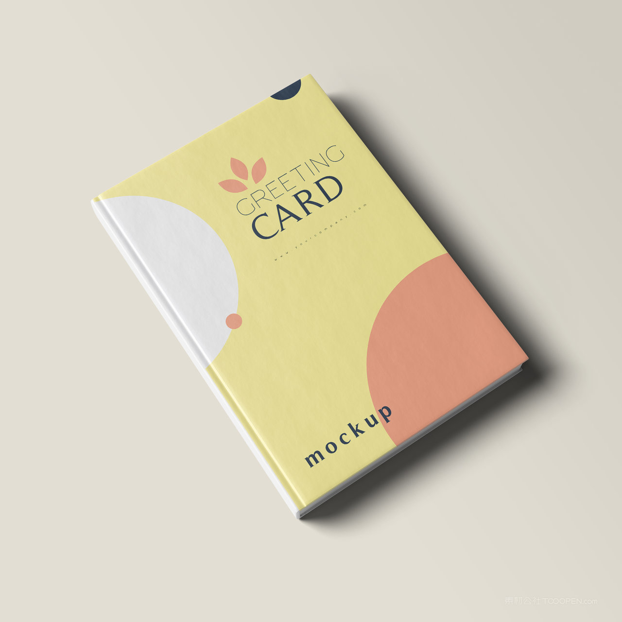 精装书本画册笔记本封面贴图样机