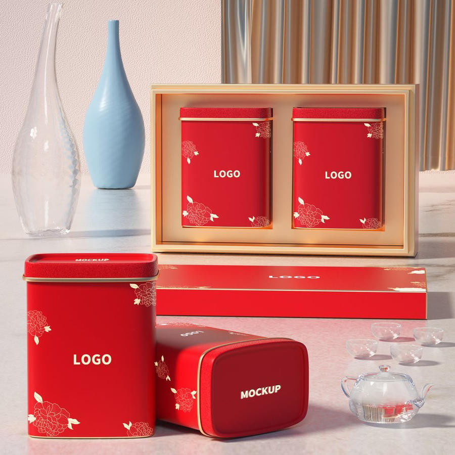 茶叶品牌包装盒样机  (24)