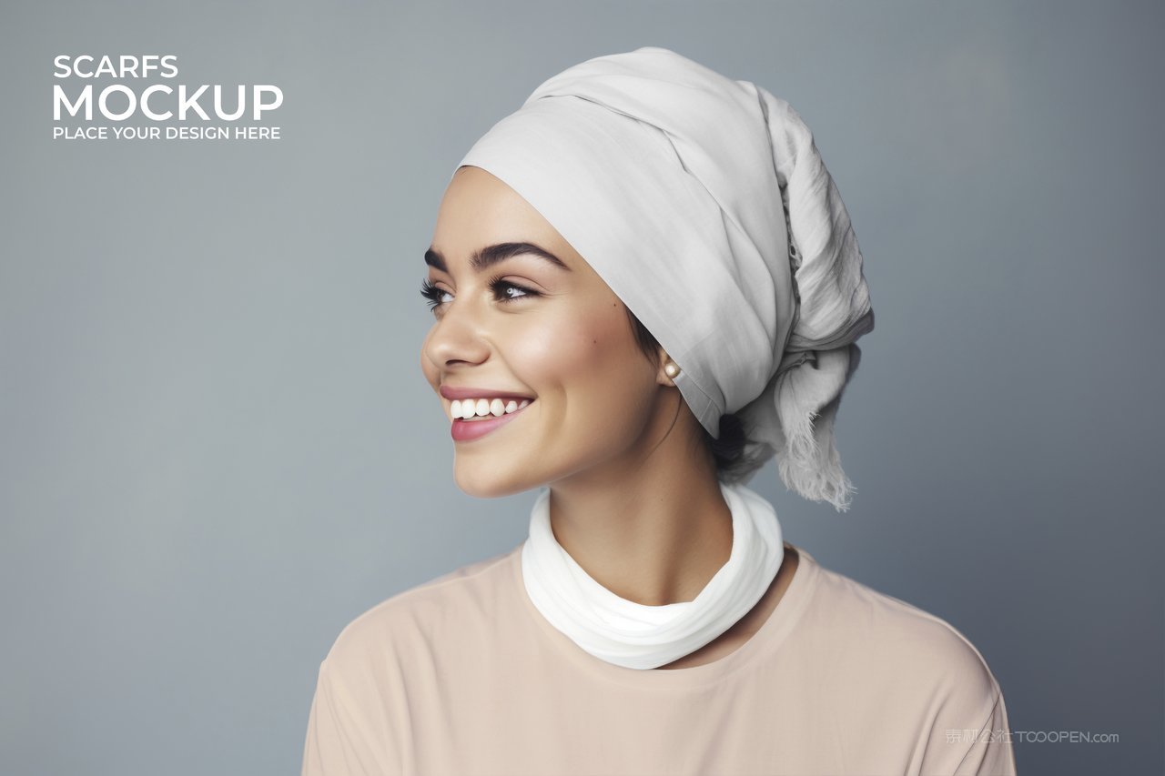 【2040期】25款女生头巾丝巾样机 (8)