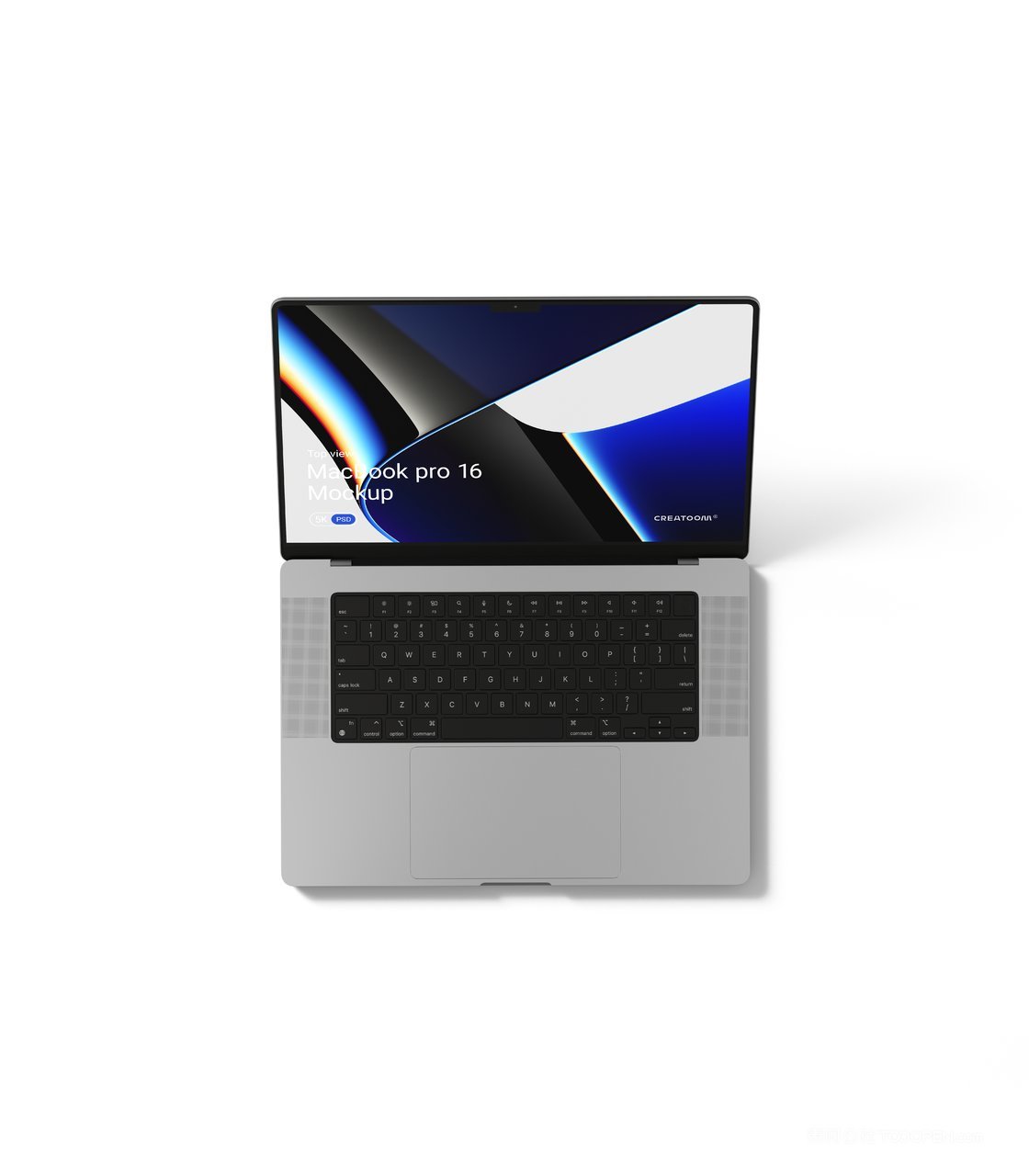 【2294期】潮流科幻工业macbook pro笔记本电脑样机 (4)