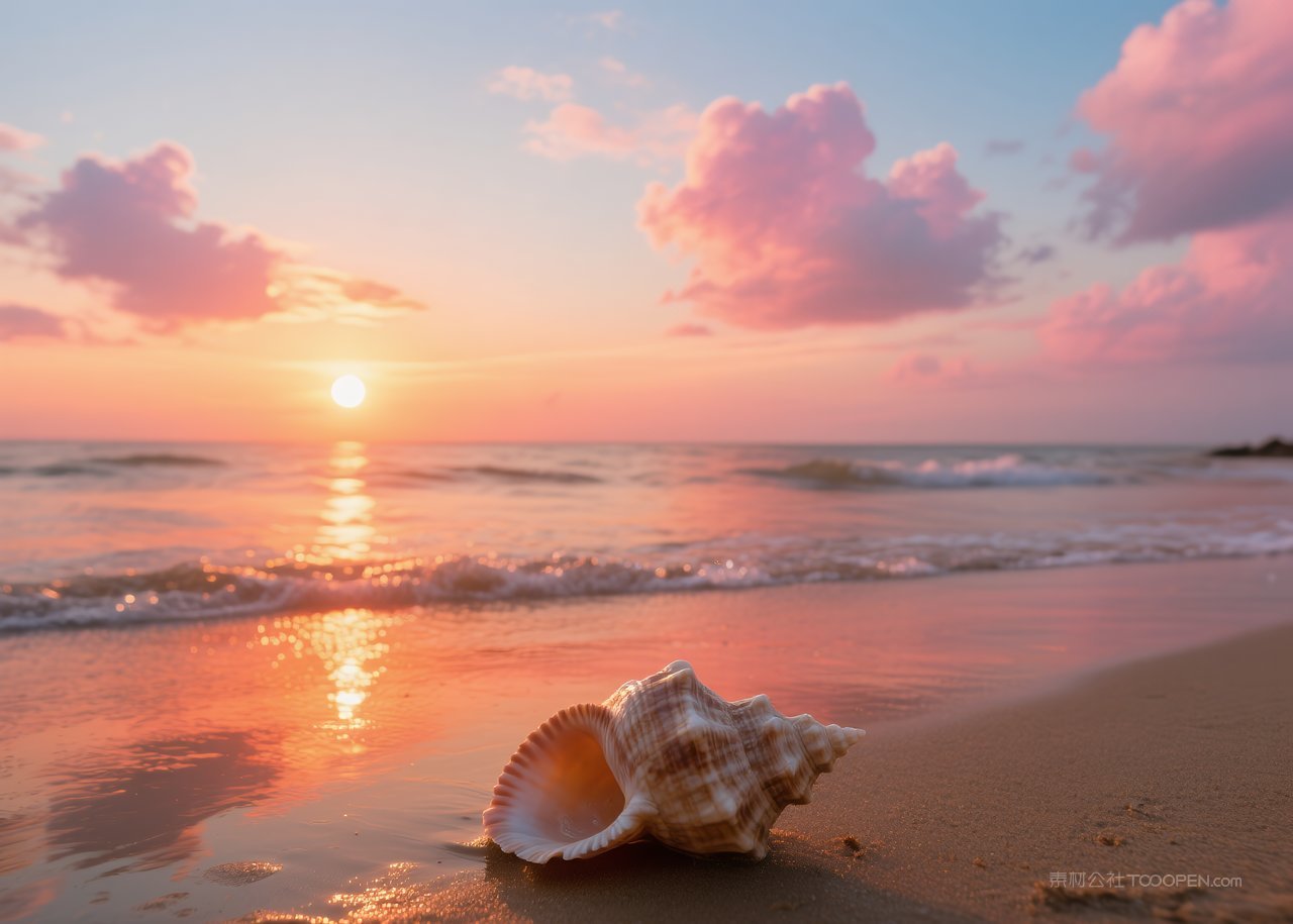 天空风景大海唯美景观海边海滩自然海景