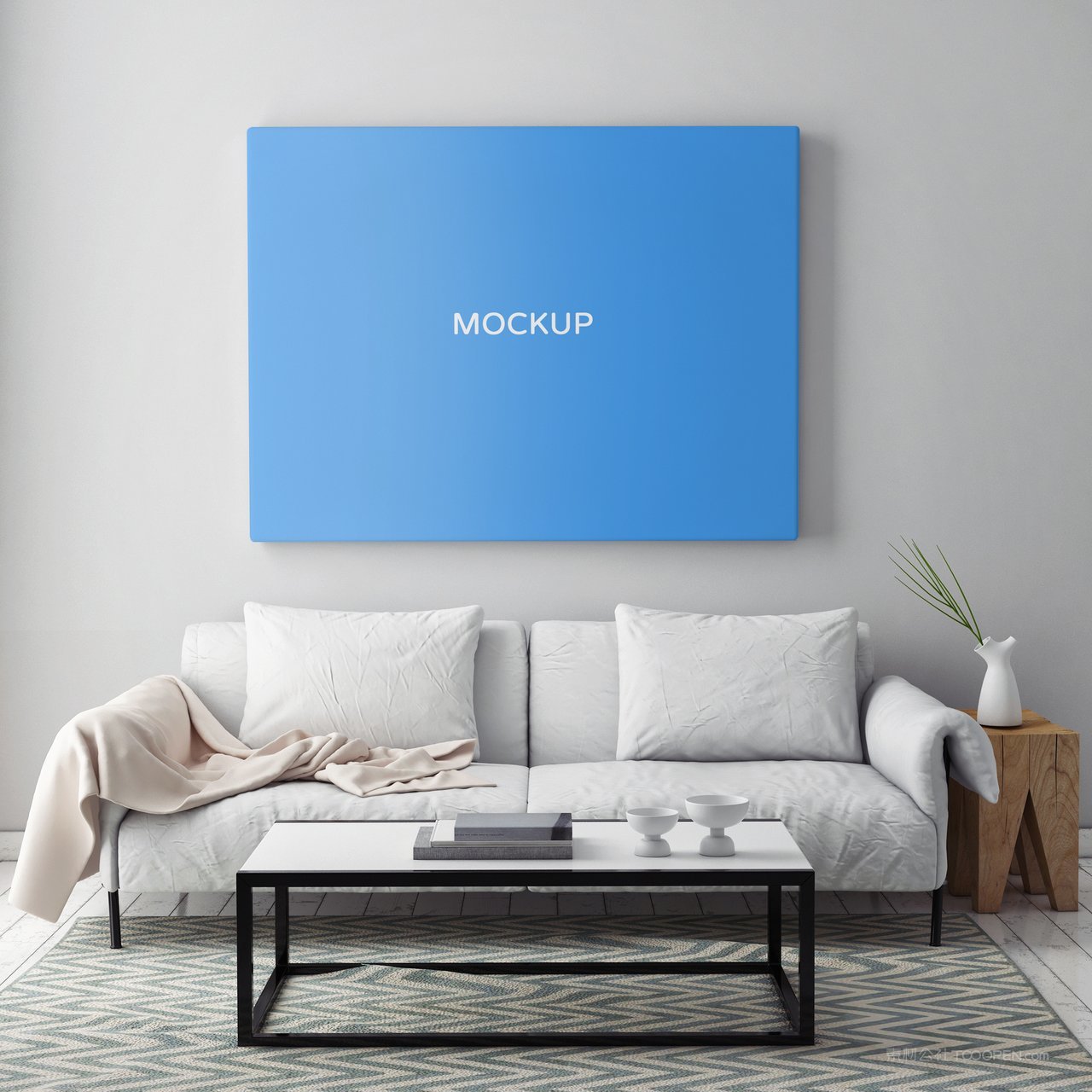 室内景观框架装饰画框样机 (4)