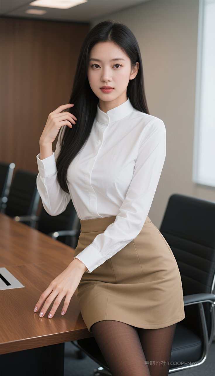 制服短裙职业丝袜长腿美腿美女性感