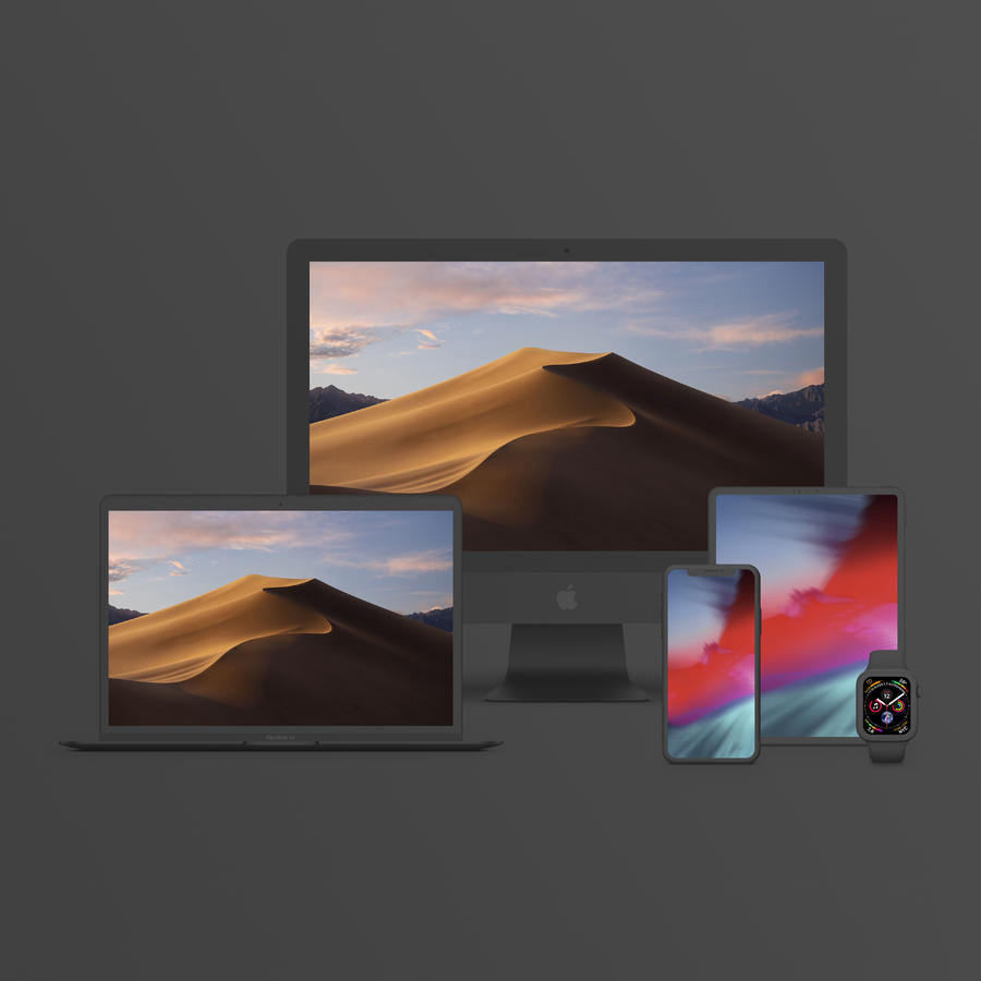 苹果手机电脑平板贴图样机