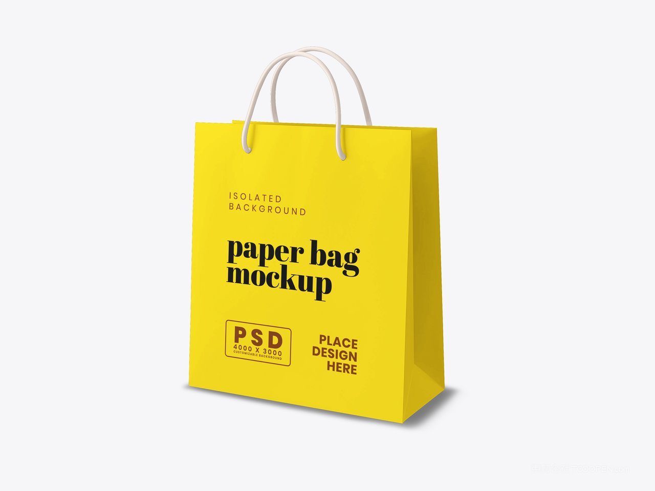 纸质购物袋样机