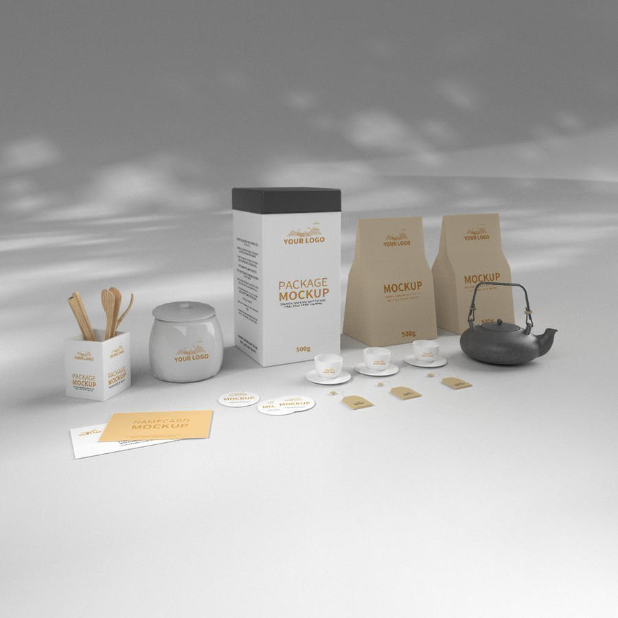 茶叶品牌包装盒样机  (9)