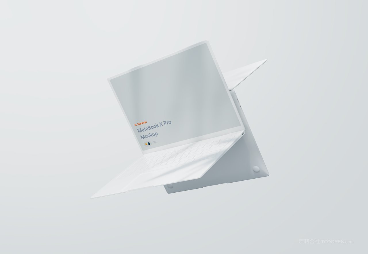 高级光影质感笔记本样机