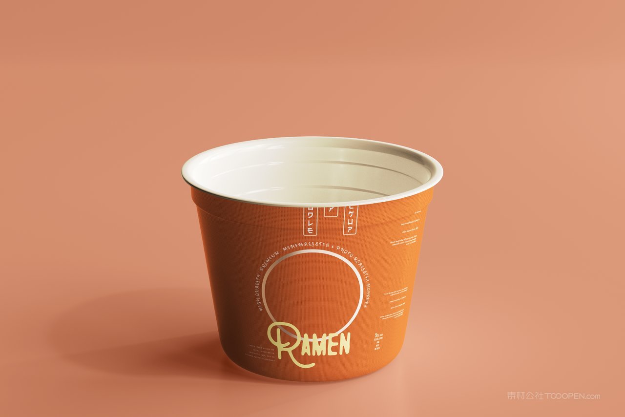 酸辣粉桶装泡面即食品包装展示样机 (29)