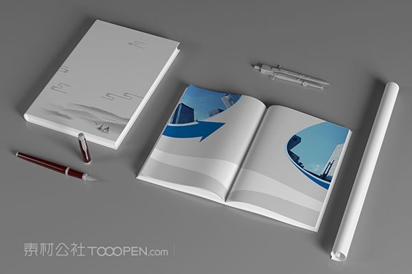 书本书籍样机模板