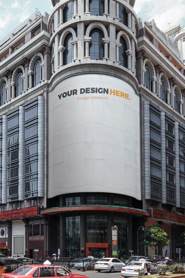 20户外大型广告广场广告广告场景广告牌广告位贴图样机设计模板效果VI素材PSD分层