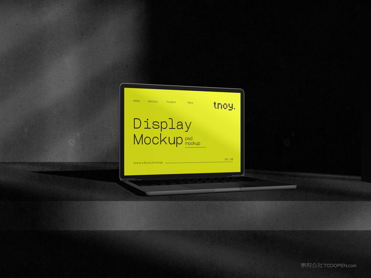 深色macbookpro样机