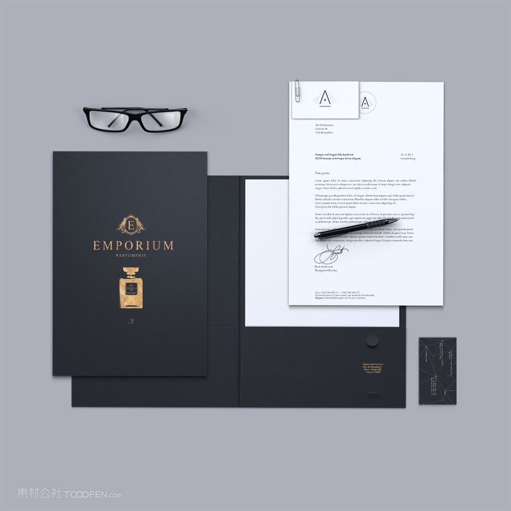 文化传播公司vi样机素材