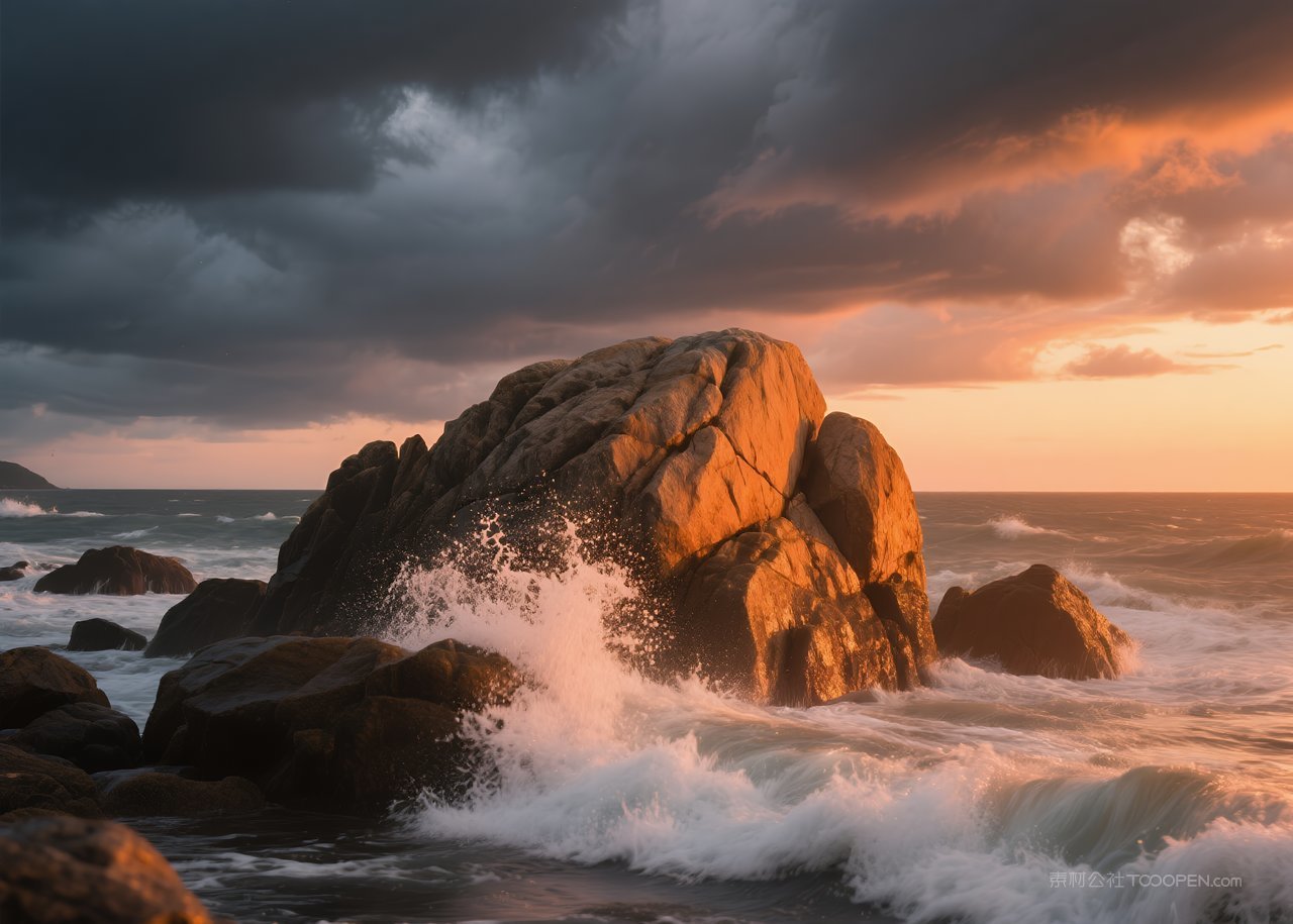 天空云彩风景云层唯美高清自然日落