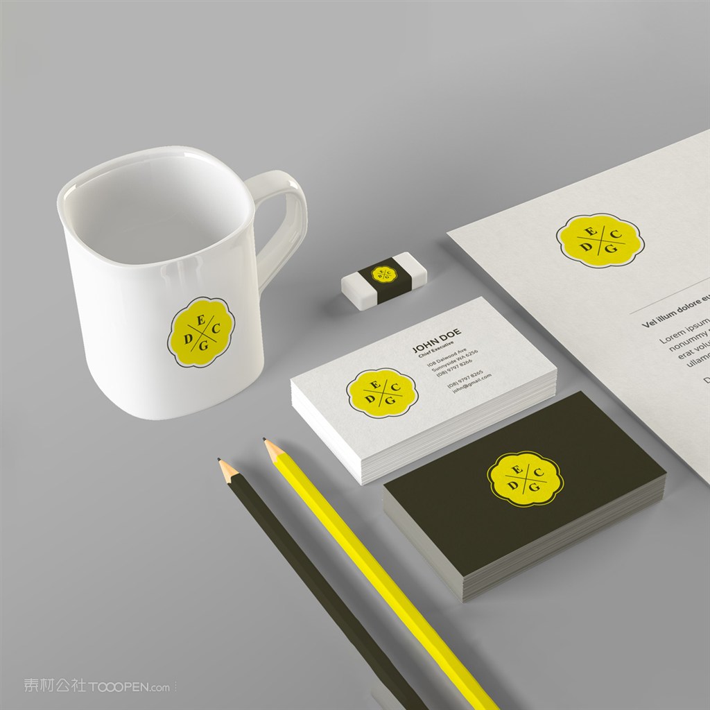 杯子名片样机