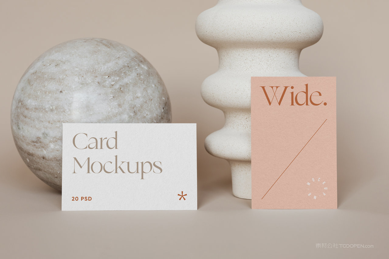 简约商务名片场景样机 (16)