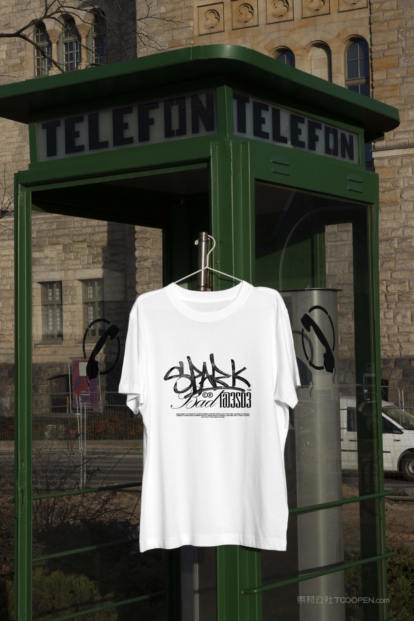 街头服装品牌vi模特卫衣t恤海报帽子海报吊牌ps贴图样机 (5)