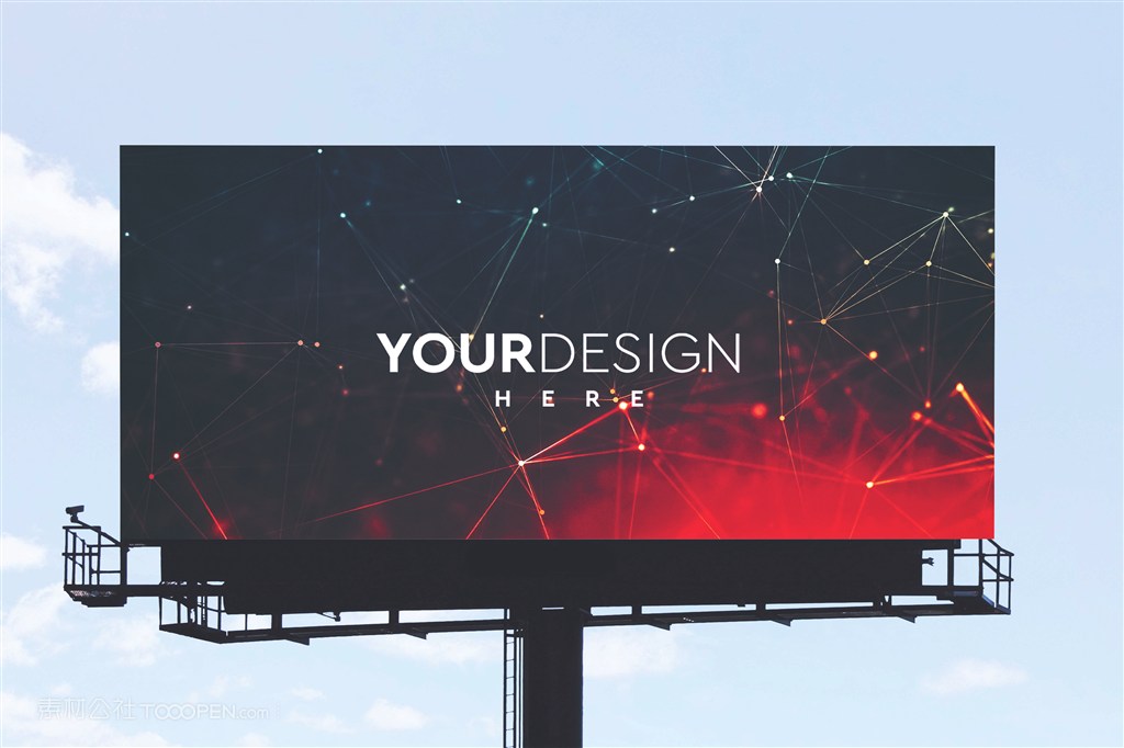 高速公路广告牌服装店广告样机样机