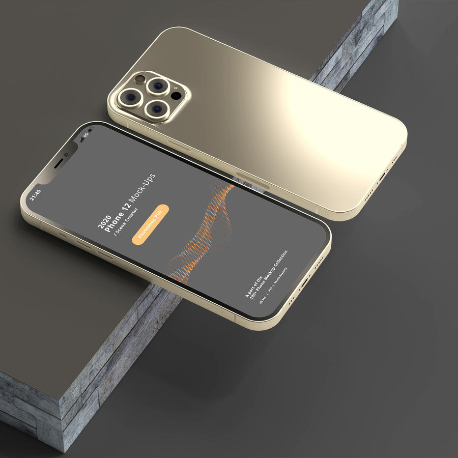 石材上的iPhone12样机