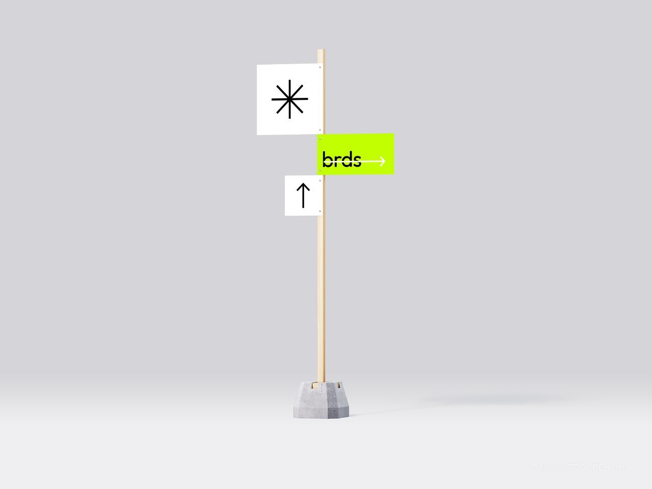 导视系统指示牌效果展示样机 (4)