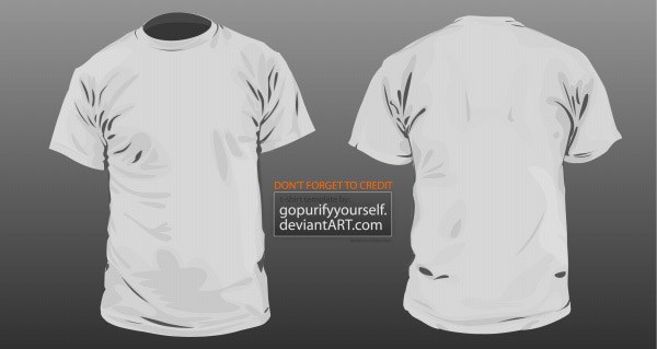 T恤模板设计