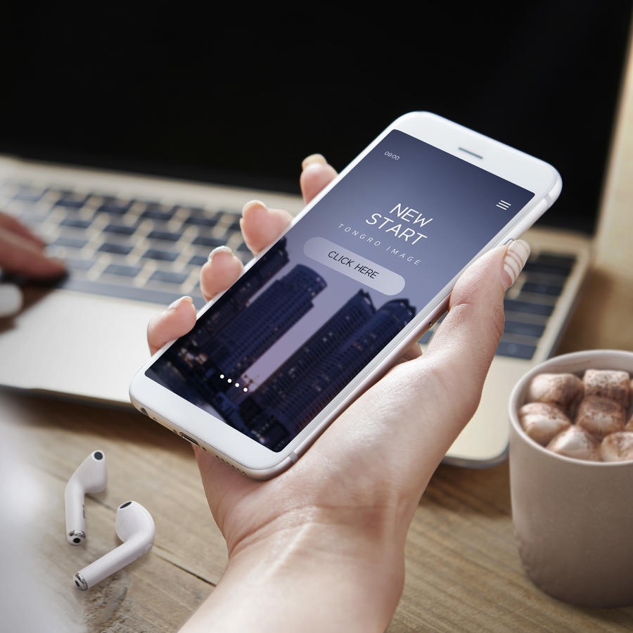 手机与笔记本办公样机