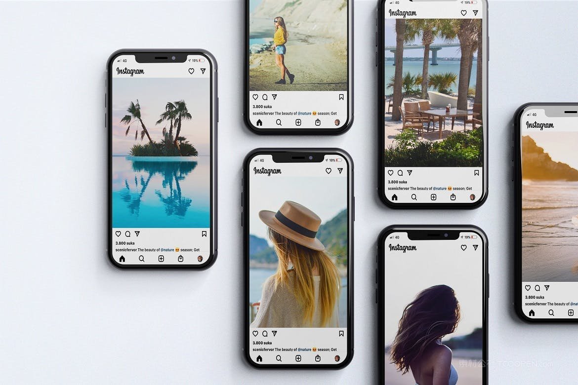 手机屏幕ui演示样机