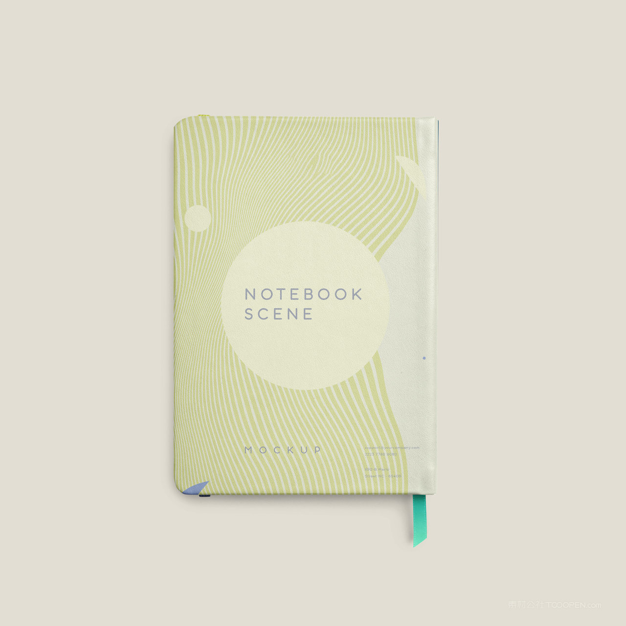 本子画册书籍贴图样机