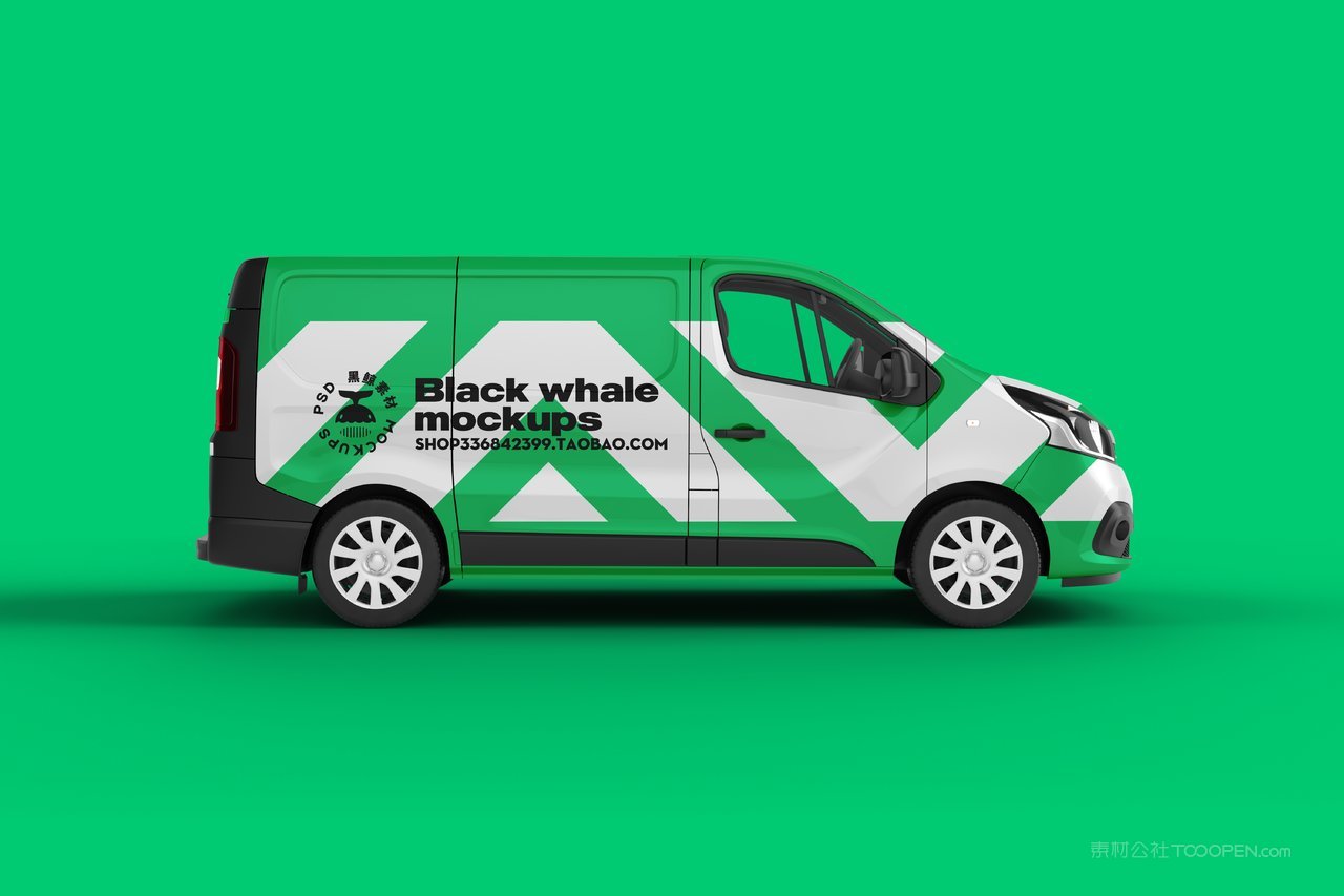 【2118期】厢式货车贴图样机 (5)