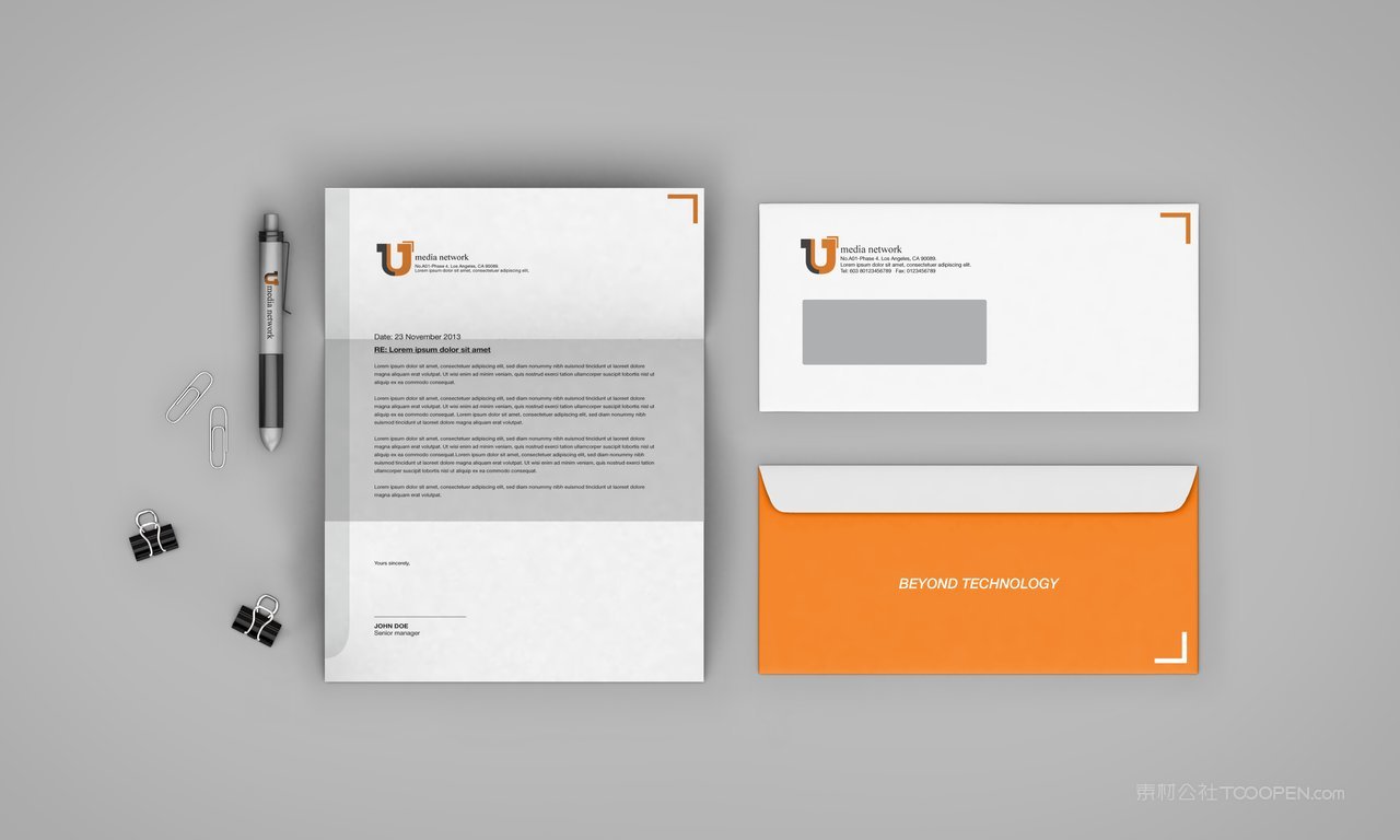 【1985期】企业办公vi样机 (1)