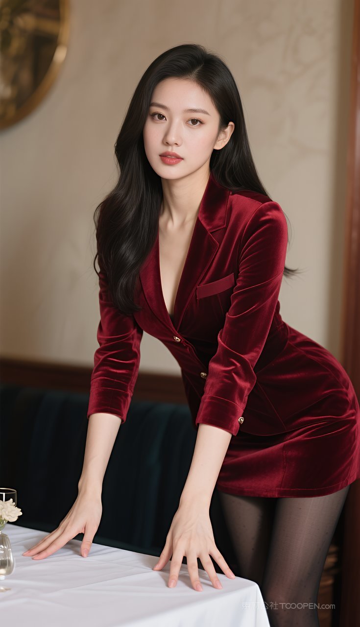 丝袜美女短裙美艳长腿性感制服