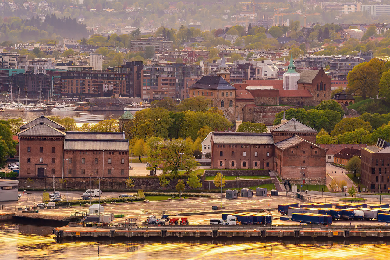挪威奥斯陆建筑风景画摄影图片 (136)