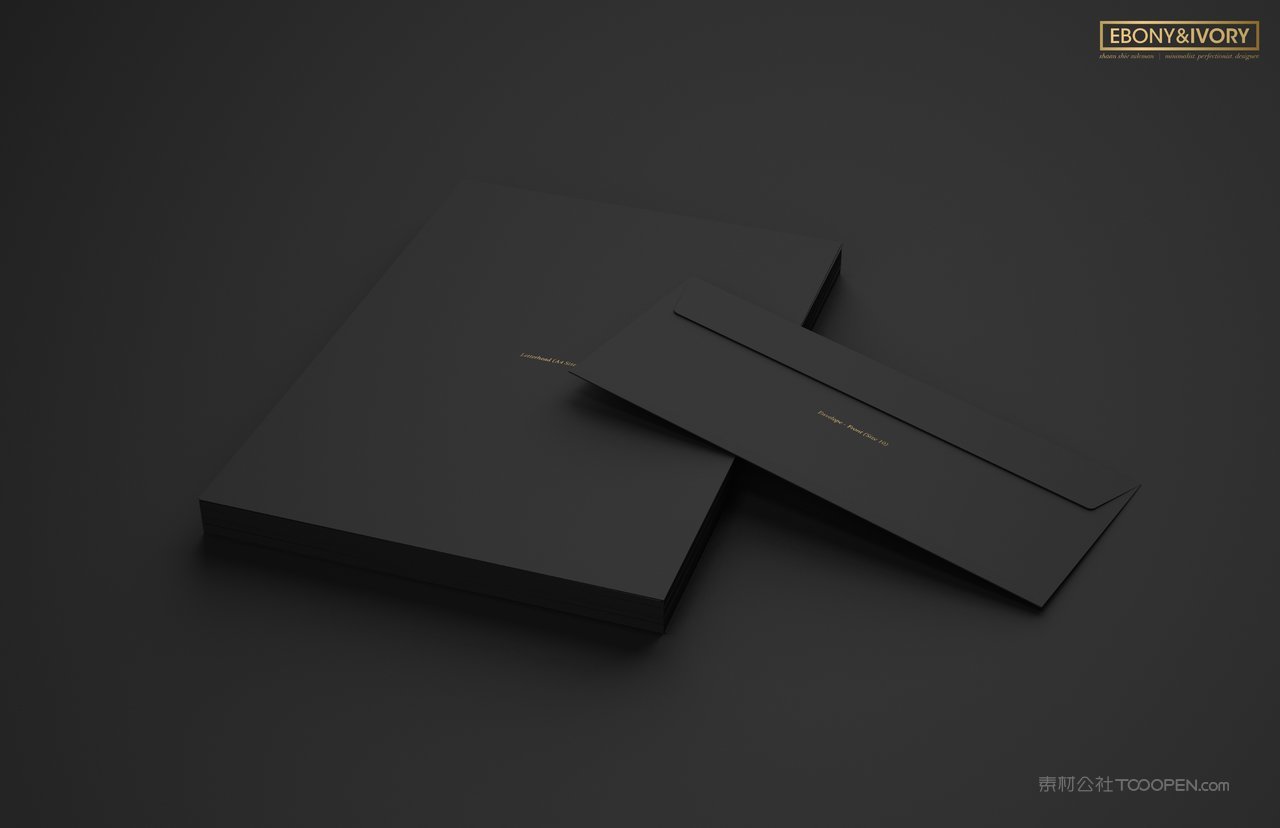 黑色质感企业vi样机贴图 (6)