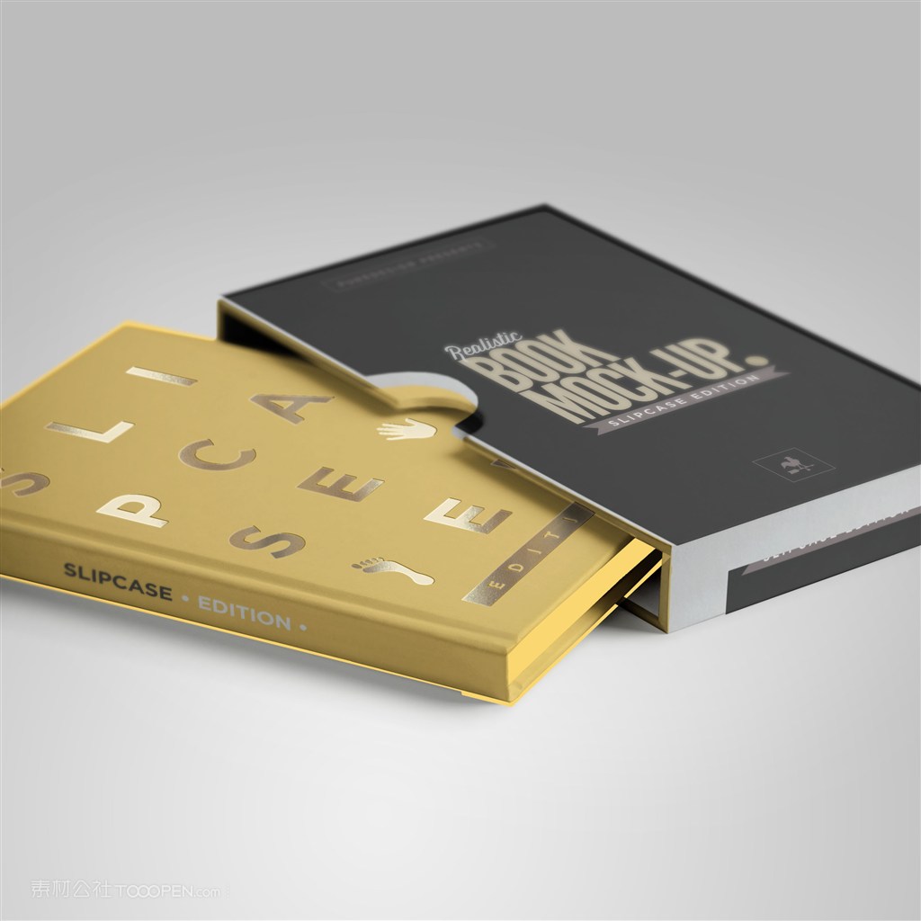 精装书装帧设计样机书籍封面贴图样机