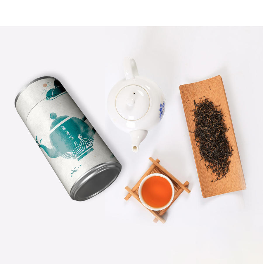 质感大气茶叶罐vi产品样机