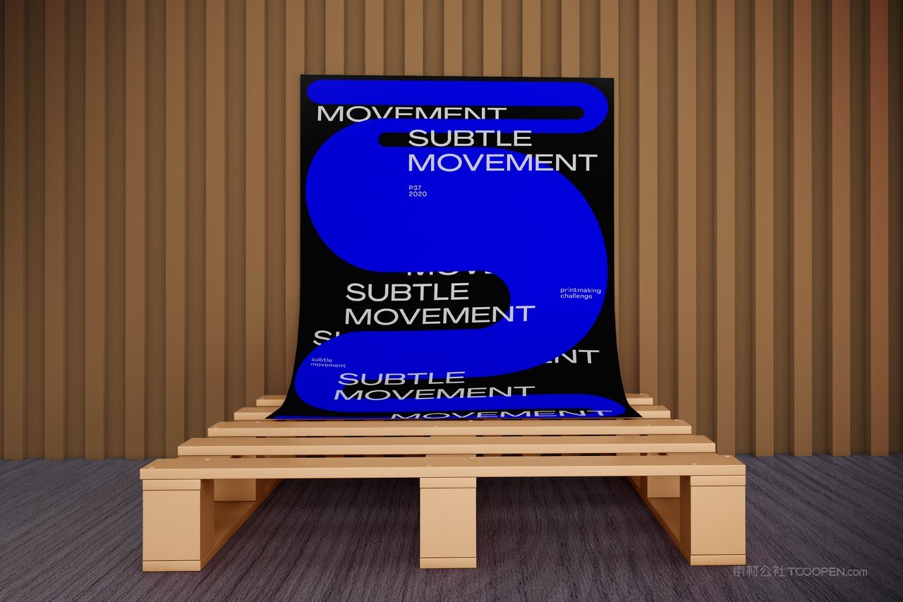 国外海报拍摄场景样机 (4)