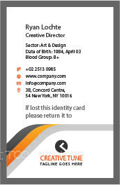 标志图案与名片视觉元素工作证