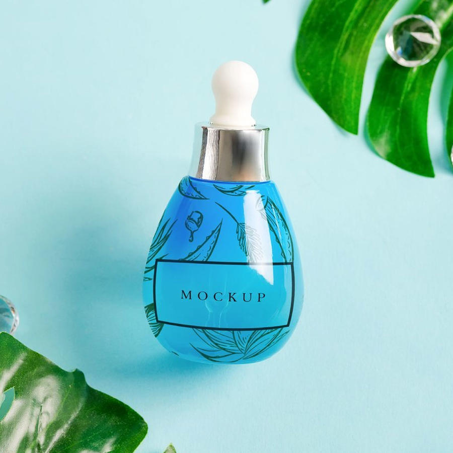 护肤品滴管瓶样机