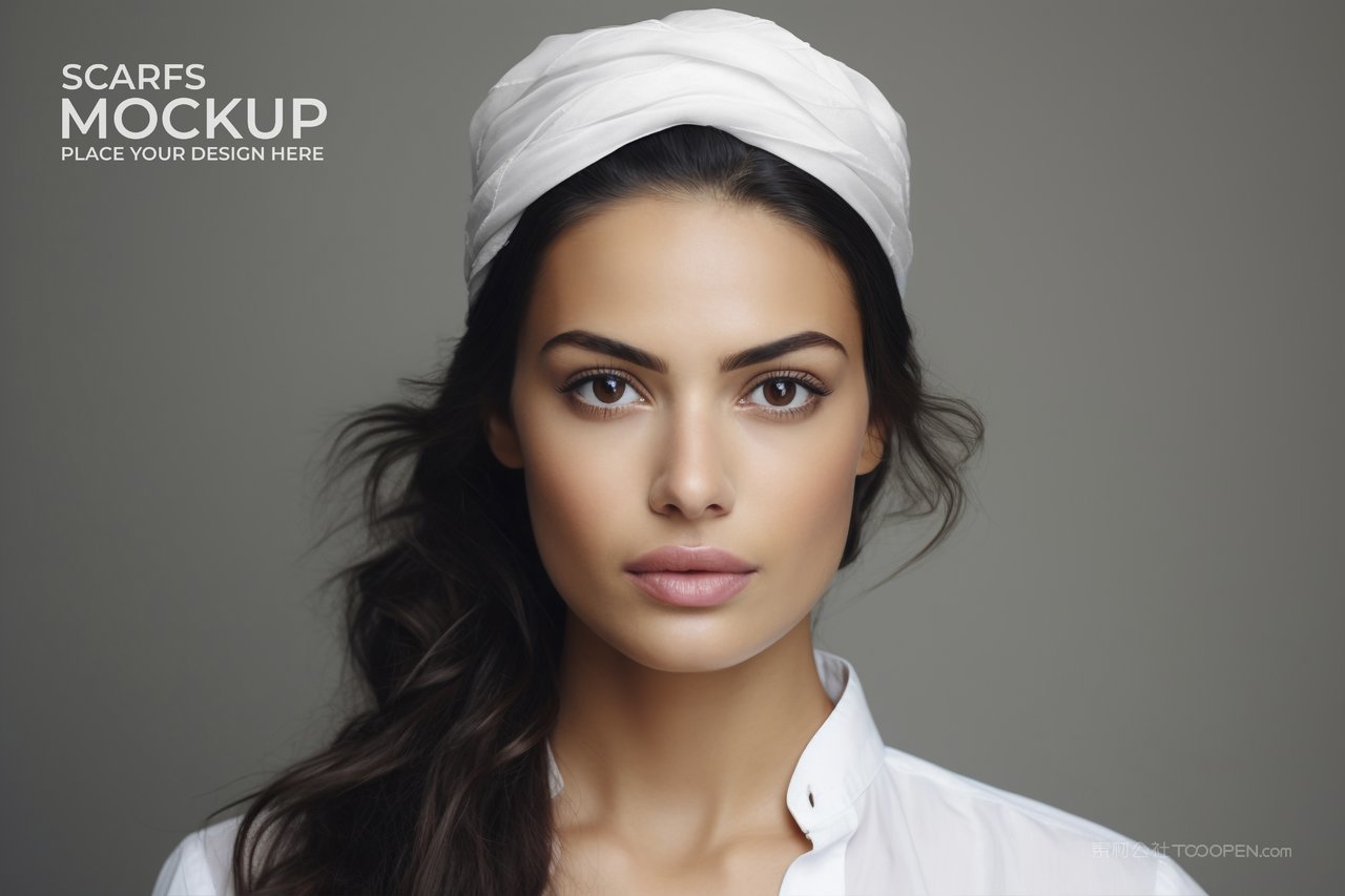 【2040期】25款女生头巾丝巾样机 (17)