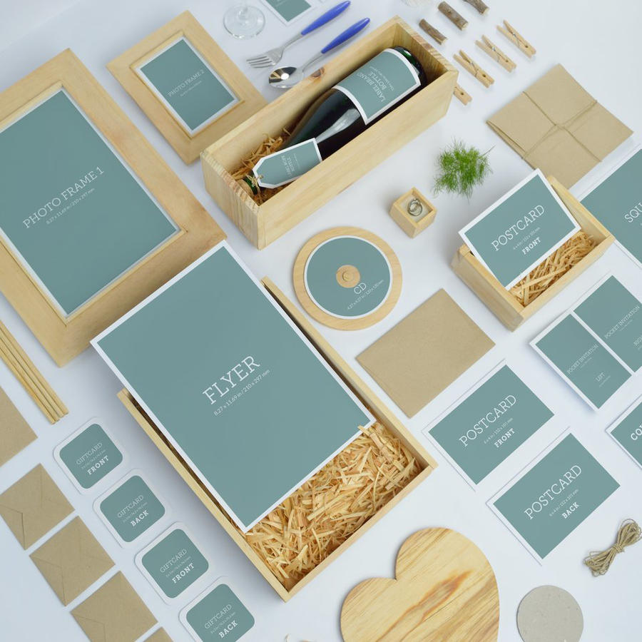 绿色商务vi贴图样机模板 (32)