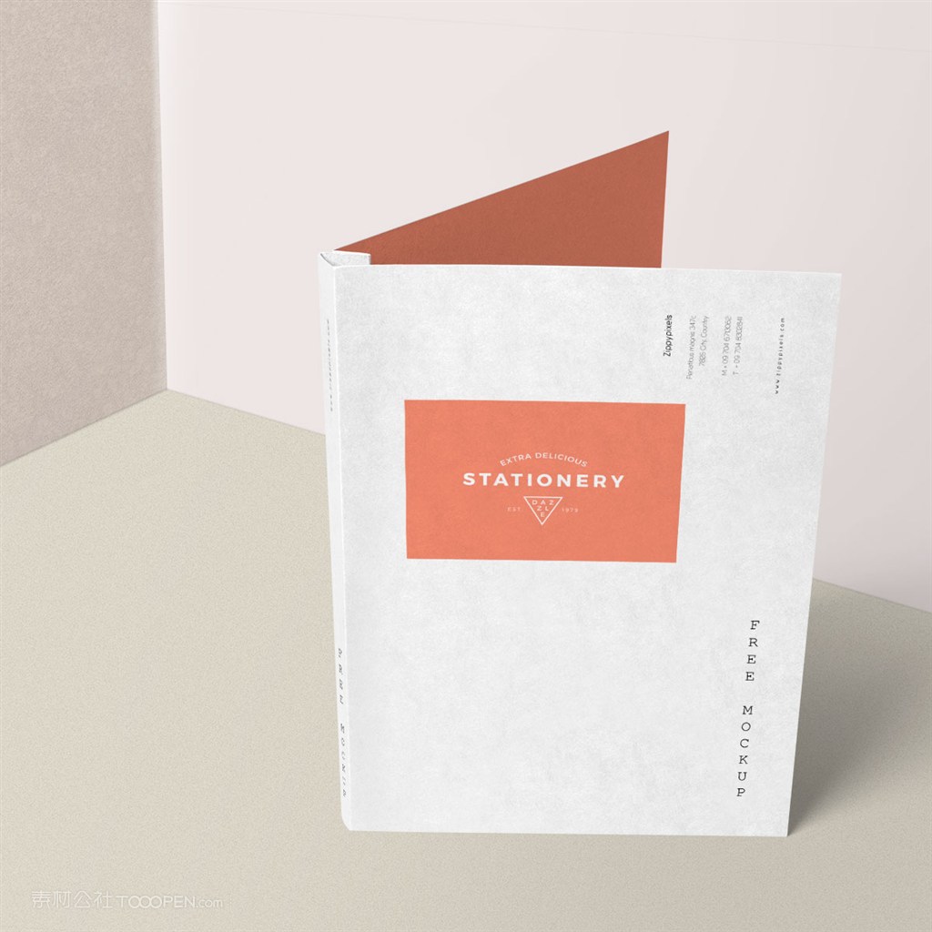 服装品牌画册样机