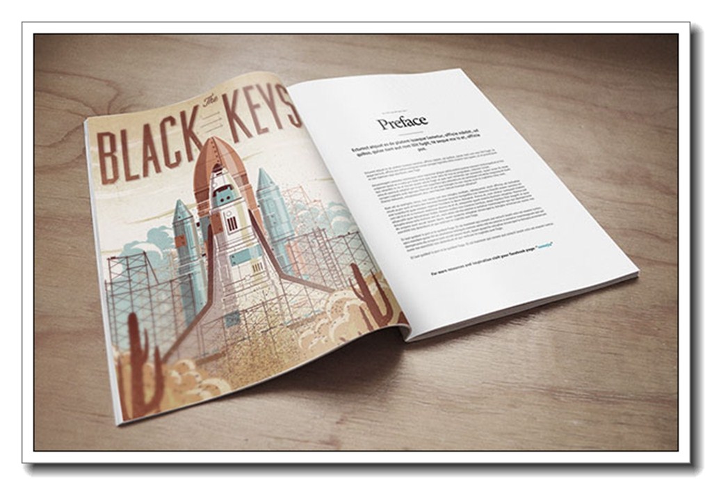 画册智能贴图样机