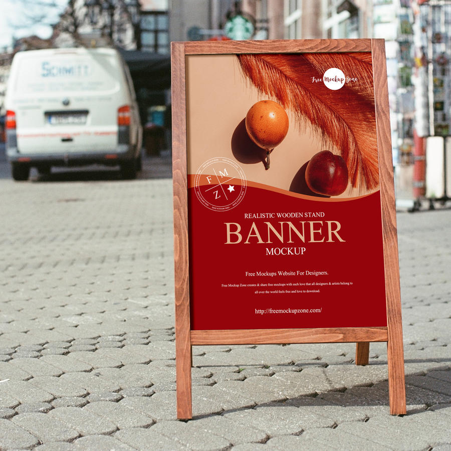 实木支架横幅样机