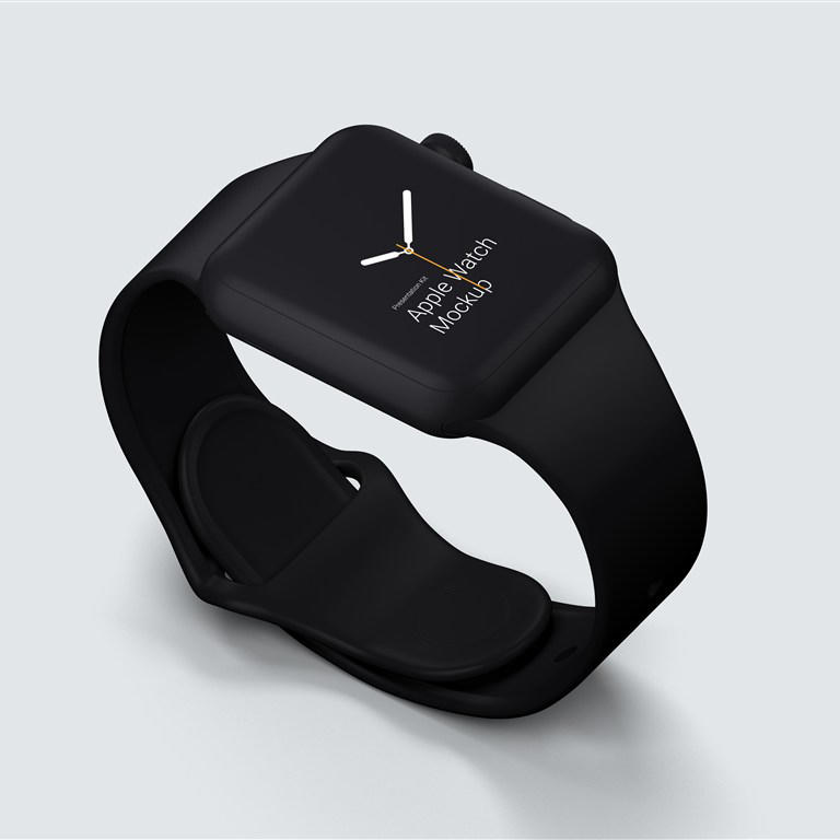 智能手表贴图样机设计手环数码模板科技风格效果VI素材PSD分层y06