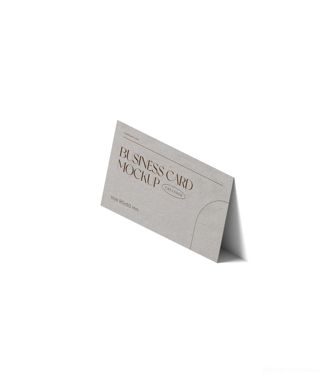 【1918期】vi品牌简约名片样机 (6)